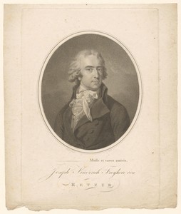 Portret van Joseph Friedrich Retzer