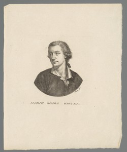 Portret van Joseph Georg Winter