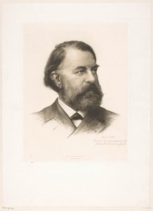 Portret van Joseph Joachim op 59-jarige leeftijd