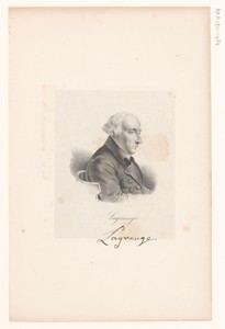 Portret van Joseph-Louis Lagrange