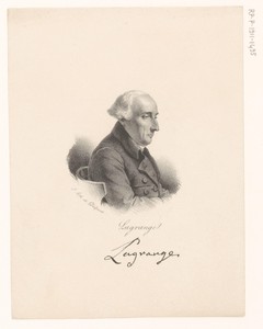 Portret van Joseph-Louis Lagrange