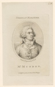 Portret van Joseph Shepherd Munden