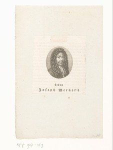 Portret van Joseph Werner