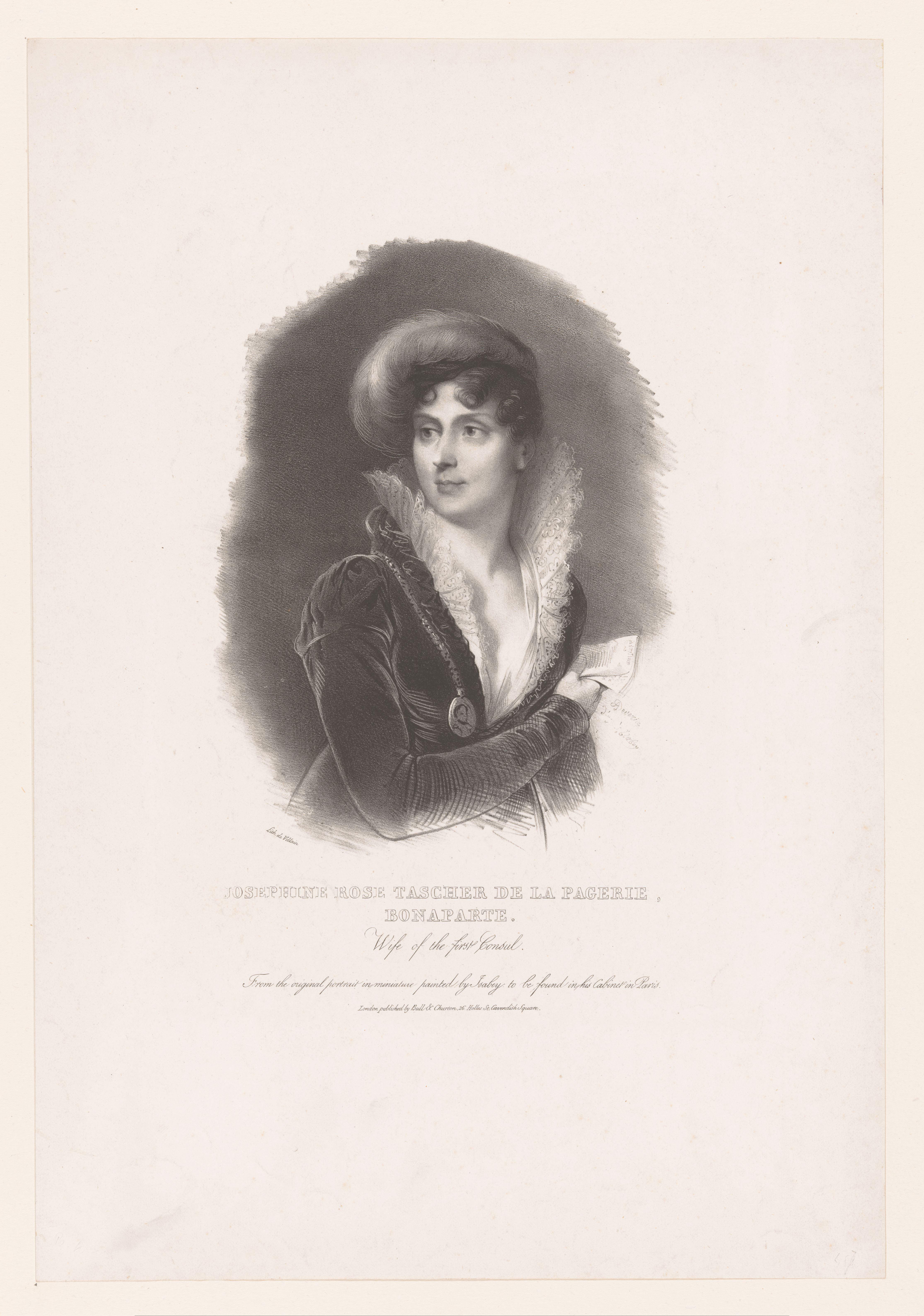 Portret van Joséphine de Beauharnais by Achille Devéria