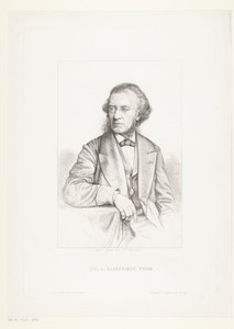Portret van Josephus Albertus Alberdingk Thijm