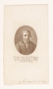 Portret van Josias Ludwig Ernst Püttmann