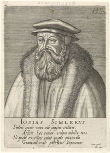 Portret van Josias Simlerus