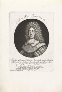 Portret van Jozef Klemens, keurvorst en aartsbisschop van Keulen