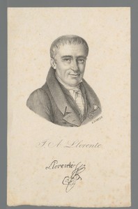 Portret van Juan Antonio Llorente
