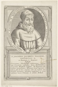Portret van Juan Jaime Passeri, 50ste Minister Generaal van de franciscaner orde