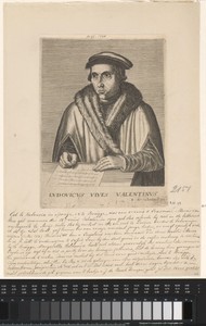 Portret van Juan Luis Vives