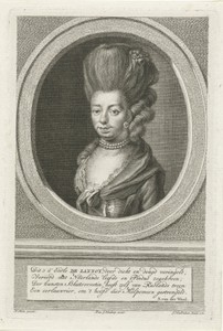 Portret van Juliana Cornelia de Lannoy