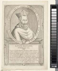 Portret van Julio Magnani, 51ste Minister Generaal van de franciscaner orde