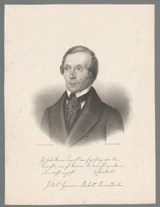 Portret van Julius Hermann Riebold