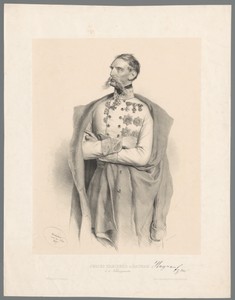Portret van Julius Jacob von Haynau