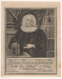 Portret van Julius Justus Gebhardi