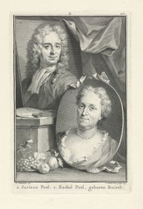 Portret van Juriaen Pool en Rachel Ruysch