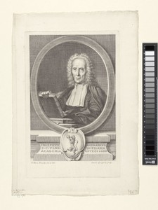 Portret van jurist en bioloog Giuseppe Averani