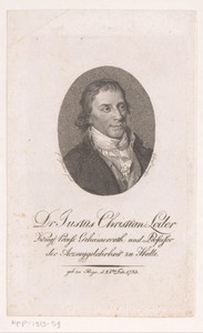 Portret van Justus Christian von Loder
