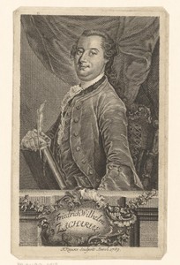 Portret van Justus Friedrich Wilhelm Zachariae