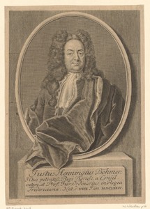 Portret van Justus Henning Böhmer