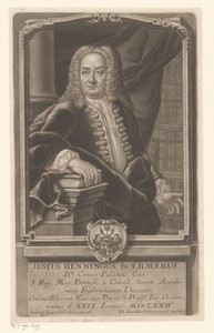 Portret van Justus Henning Böhmer