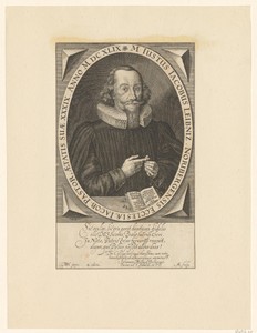 Portret van Justus Jacob Leibnitz op 39-jarige leeftijd