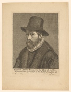 Portret van Justus Lipsius op 36-jarige leeftijd