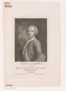 Portret van Justus van Effen
