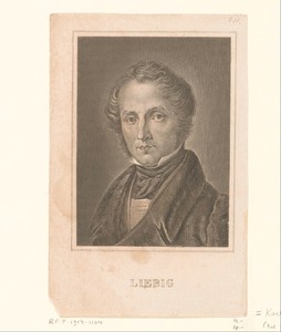Portret van Justus von Liebig