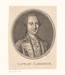 Portret van kapitein Gardiner