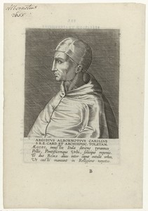 Portret van kardinaal Álvarez Carrillo de Albornoz