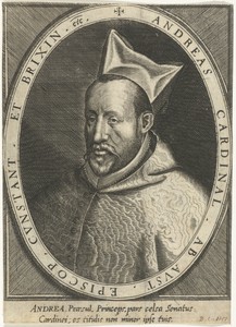 Portret van kardinaal Andreas van Oostenrijk