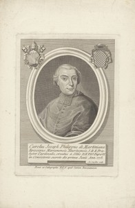 Portret van kardinaal Carlo Giuseppe Filippa della Martiniana