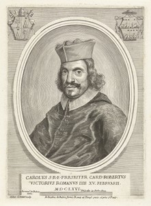 Portret van kardinaal Carlo Roberti