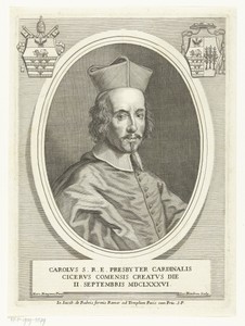 Portret van kardinaal Carlo Stefano Anastasio Ciceri