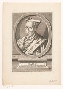 Portret van kardinaal Charles de Bourbon