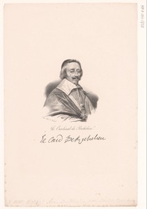 Portret van kardinaal de Richelieu