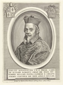 Portret van kardinaal Emilio Bonaventura Altieri