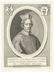 Portret van kardinaal Federico Visconti