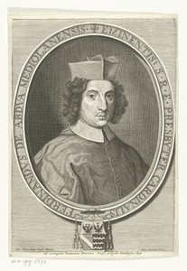 Portret van kardinaal Ferdinando d'Adda