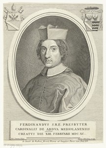 Portret van kardinaal Ferdinando d'Adda