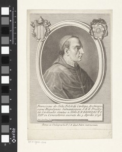 Portret van kardinaal Francisco de Solís Folch de Cardona