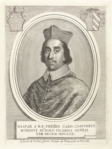 Portret van kardinaal Gasparo Carpegna