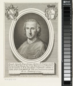 Portret van kardinaal Giuseppe Spinelli