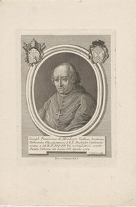 Portret van kardinaal José Francisco Miguel António de Mendoça