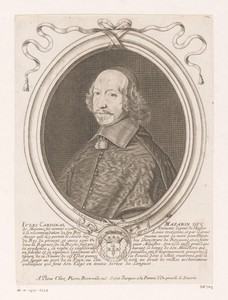 Portret van kardinaal Jules Mazarin