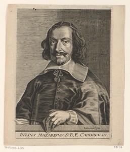 Portret van kardinaal Jules Mazarin