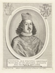 Portret van kardinaal Luis Guillermo de Moncada de Aragón