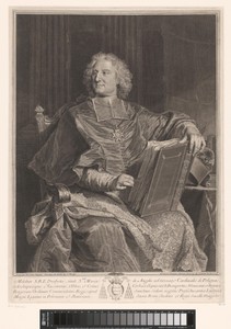 Portret van kardinaal Melchior de Polignac